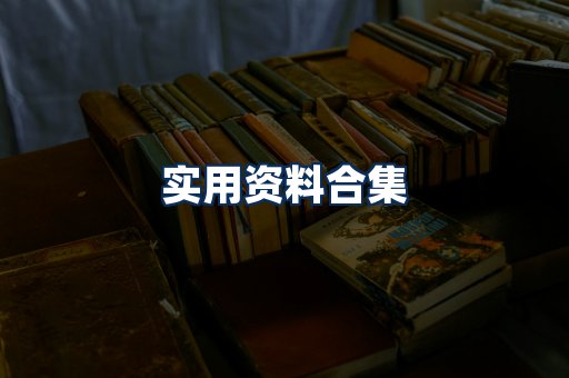 实用PDF资料展示